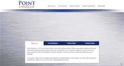 Desktop Screenshot of pointfin.com